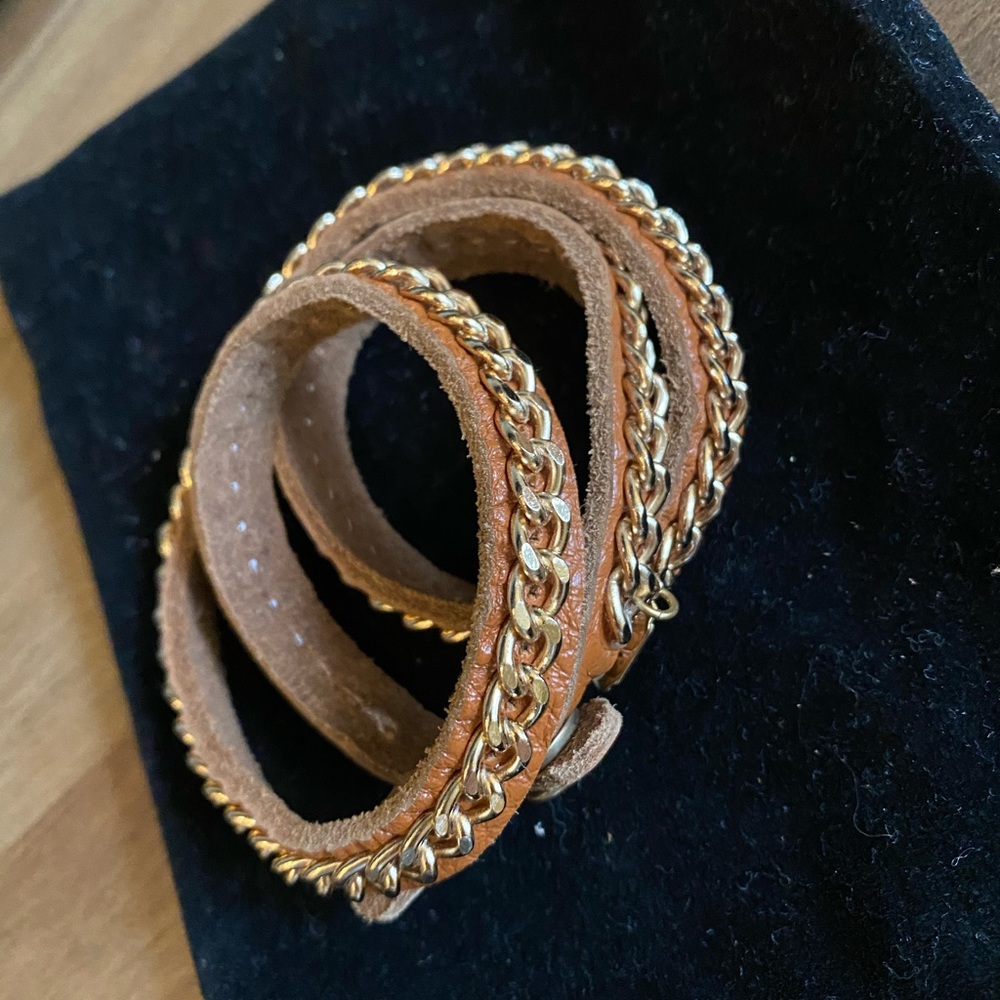 Gold Chain Wrap Bracelet - Picture 6 of 6